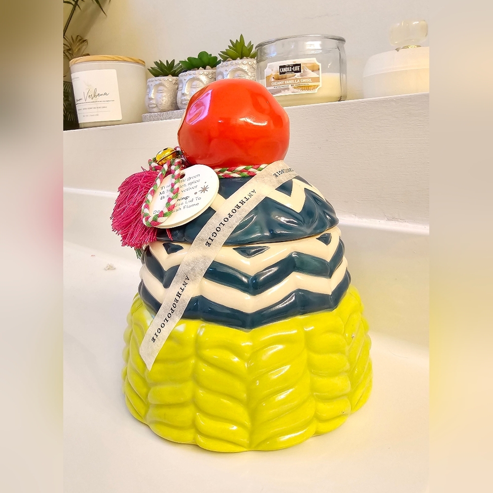 Anthropologie Betty Woody Mistletoe & Moss Sweater Candle - Picture 3 of 7